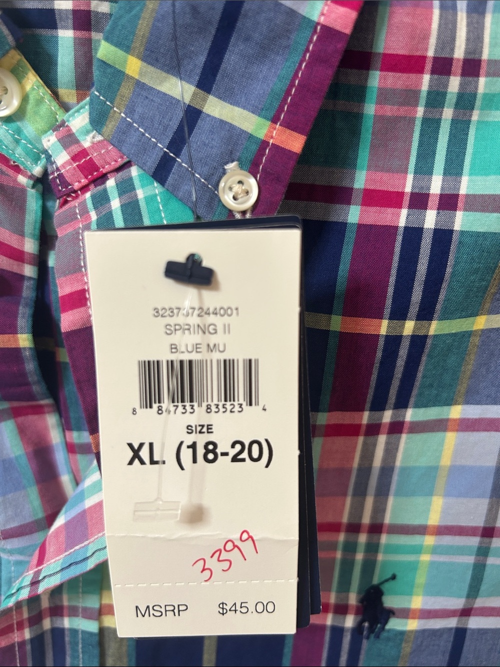 Polo by Ralph Lauren Multicolor Plaid Button-Down Shirt - Picture 3 of 6